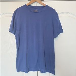 J.Crew Large Blue “Broken-in” short sleeve tee.